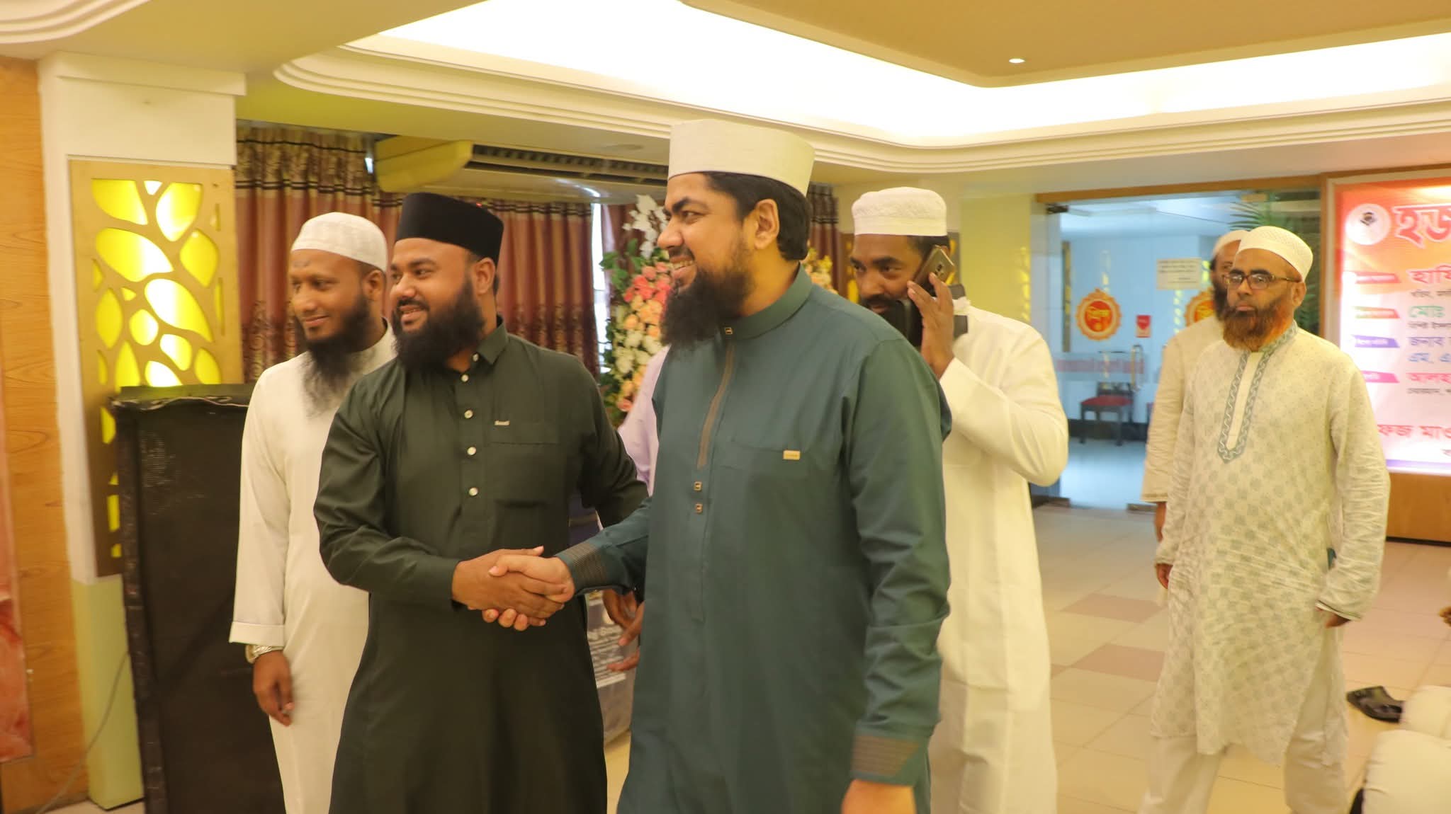 Pilgrims at the Grand Mosque
